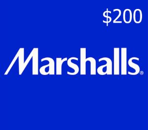 Marshalls $200 Подарочная карта US