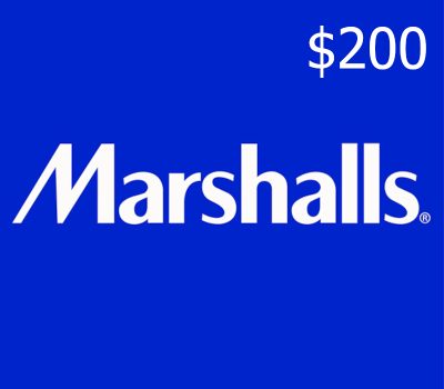 Marshalls $200 Подарочная карта US