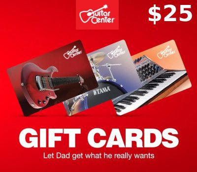 Guitar Center $25 Gift Card US