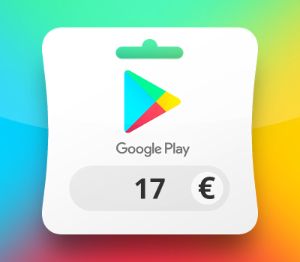 Google Play EUR 17 Подарочная карта DE