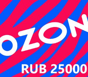 Ozon.ru 25000 RUB Подарочная карта