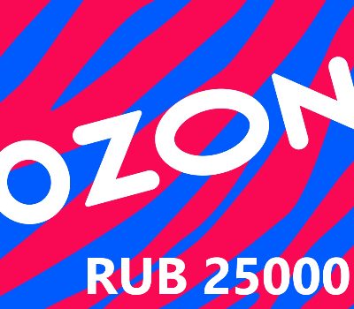 Ozon.ru 25000 RUB Подарочная карта