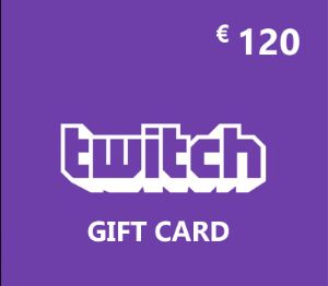Twitch EUR 120 Подарочная карта EU
