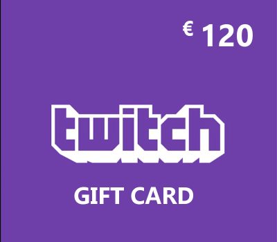 Twitch EUR 120 Подарочная карта EU