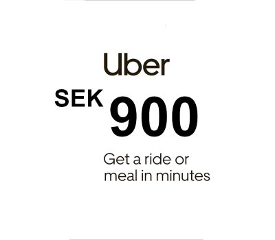 Uber SEK 900 Подарочная карта SE