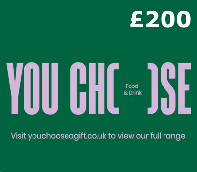YouChoose Food & Drink Digital GBP 200 Подарочная карта UK