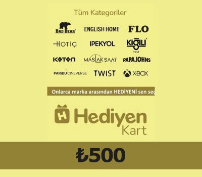 Hediyen KART - All Access ₺500 Подарочная карта TR
