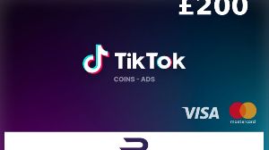 Rewarble TikTok GBP 200 Подарочная карта