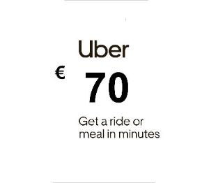 Uber EUR 70 Подарочная карта FR