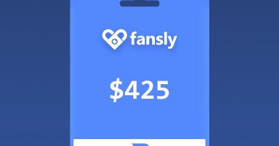 Rewarble Fansly USD 425 Подарочная карта