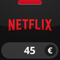 Netflix EUR 45 Подарочная карта EU