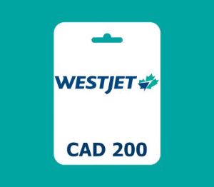 WestJet CAD 200 Подарочная карта CA