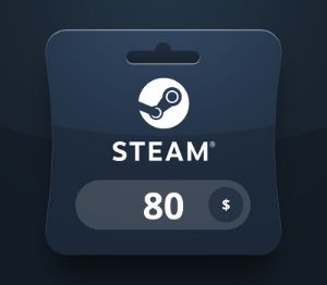 Steam Wallet USD 80 Подарочная карта US