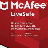 McAfee LiveSafe 2024 Ключ (3 Years / 1 Device)