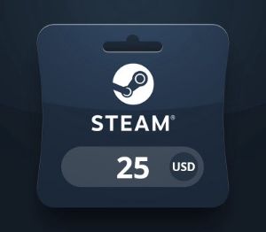 Steam Wallet USD 25 Подарочная карта US