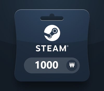 Steam Wallet KRW 1000 Подарочная карта KR