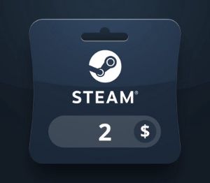 Steam Wallet USD 2 Подарочная карта EC