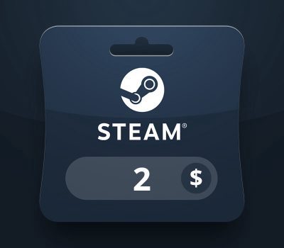 Steam Wallet USD 2 Подарочная карта EC