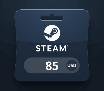 Steam Wallet USD 85 Подарочная карта TR