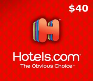 Hotels.com $40 Подарочная карта US