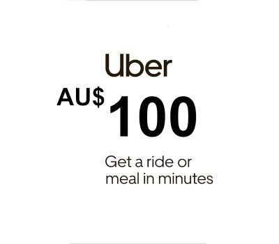 Uber AUD 100 Подарочная карта AU