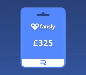 Rewarble Fansly GBP 325 Подарочная карта