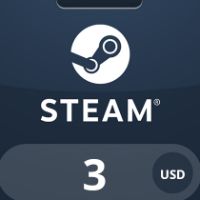 Steam Wallet USD 3 Подарочная карта PY