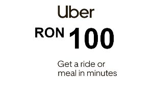 Uber 100 RON RO Подарочная карта