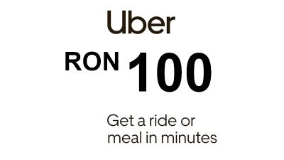 Uber 100 RON RO Подарочная карта