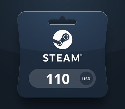 Steam Wallet USD 110 Подарочная карта AM