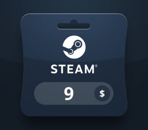 Steam Wallet USD 9 Подарочная карта PK