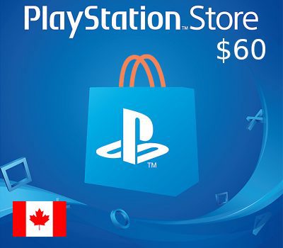 PlayStation Network CAD 60 Подарочная карта CA