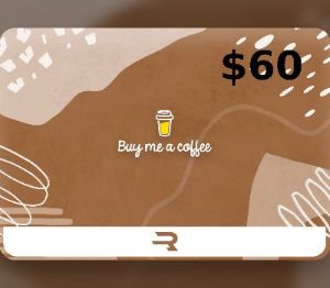Rewarble Buy Me a Coffee USD 60 Подарочная карта