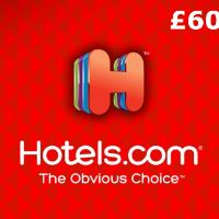 Hotels.com £60 Подарочная карта UK