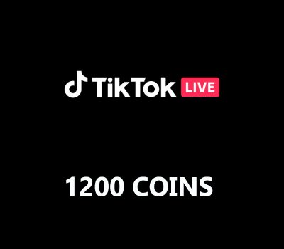 Tiktok 1200 Coins Подарочная карта JP