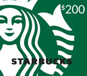 Starbucks $200 Подарочная карта US