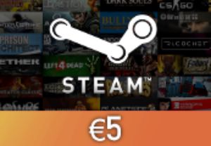 Steam Карта пополнения €5 EU Код активации