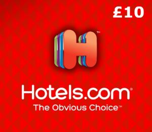 Hotels.com £10 Подарочная карта UK