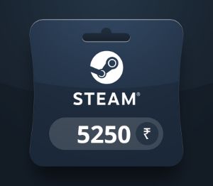 Steam Wallet INR 5250 Подарочная карта IN