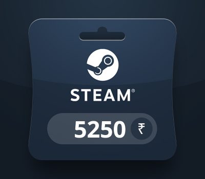 Steam Wallet INR 5250 Подарочная карта IN