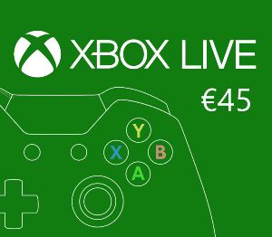 XBOX Live €45 Предоплаченная карта EU
