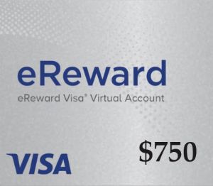 Prepaid Visa eReward USD 750 Подарочная карта US