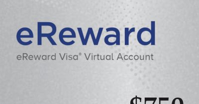 Prepaid Visa eReward USD 750 Подарочная карта US