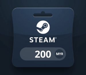 Steam Wallet MYR 200 Подарочная карта