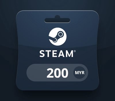 Steam Wallet MYR 200 Подарочная карта