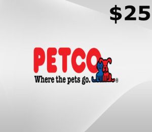 Petco $25 Подарочная карта US