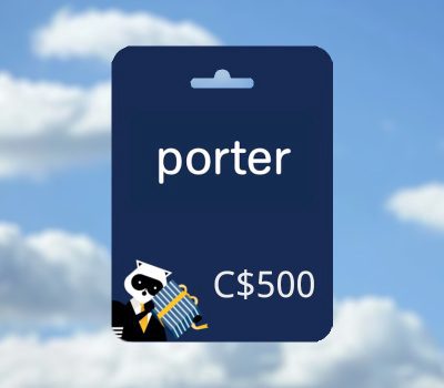 Porter Airlines CAD 500 Подарочная карта CA