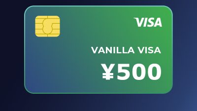 Vanilla VISA ¥500 JP