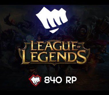 League of Legends 840 RP Предоплаченная карта TR