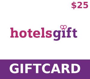HotelsGift $25 Подарочная карта US